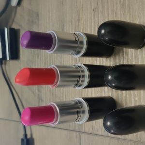 Mac lipstick (lot of 3) full size